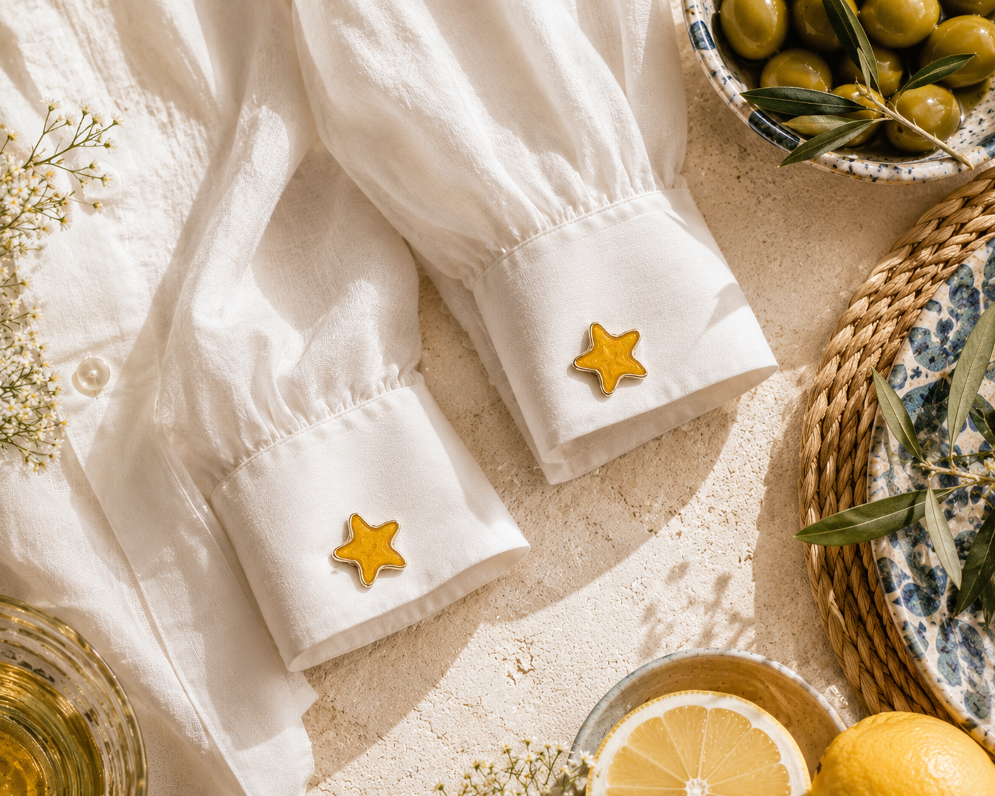 Set 2 butoni eleganti pentru camasa - Asteria