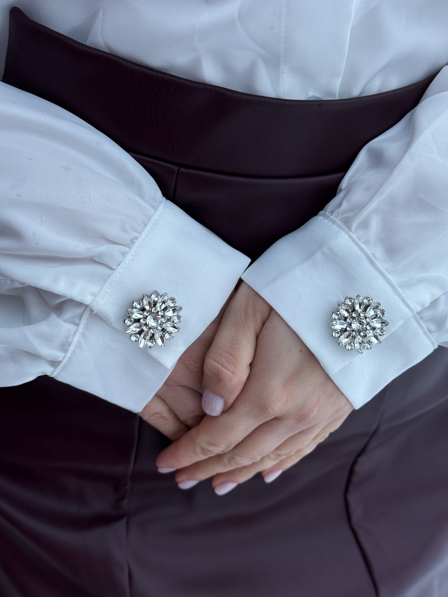 Set 2 butoni eleganti pentru camasa - Velia