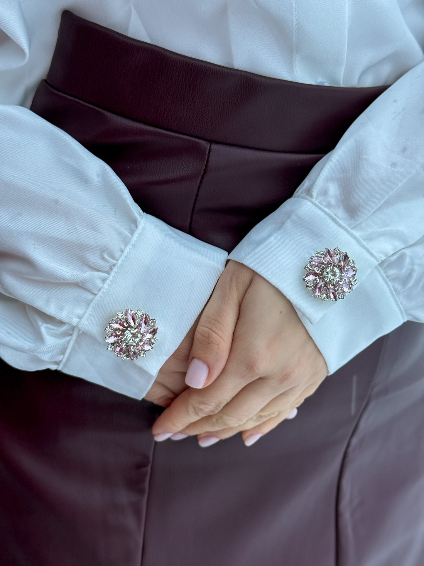 Set 2 butoni eleganti pentru camasa - Lily