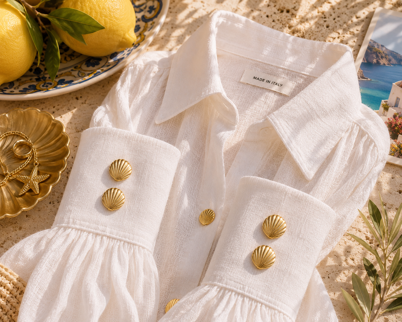 Set 2 butoni eleganti pentru camasa - Pearly