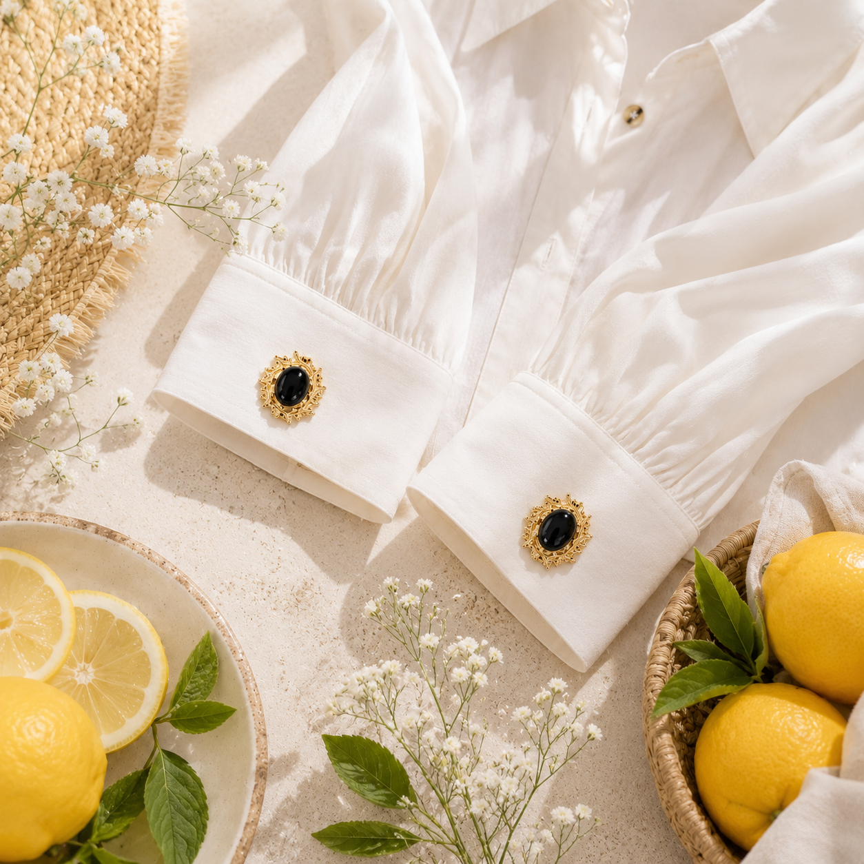 Set 2 butoni eleganti pentru camasa - Grace