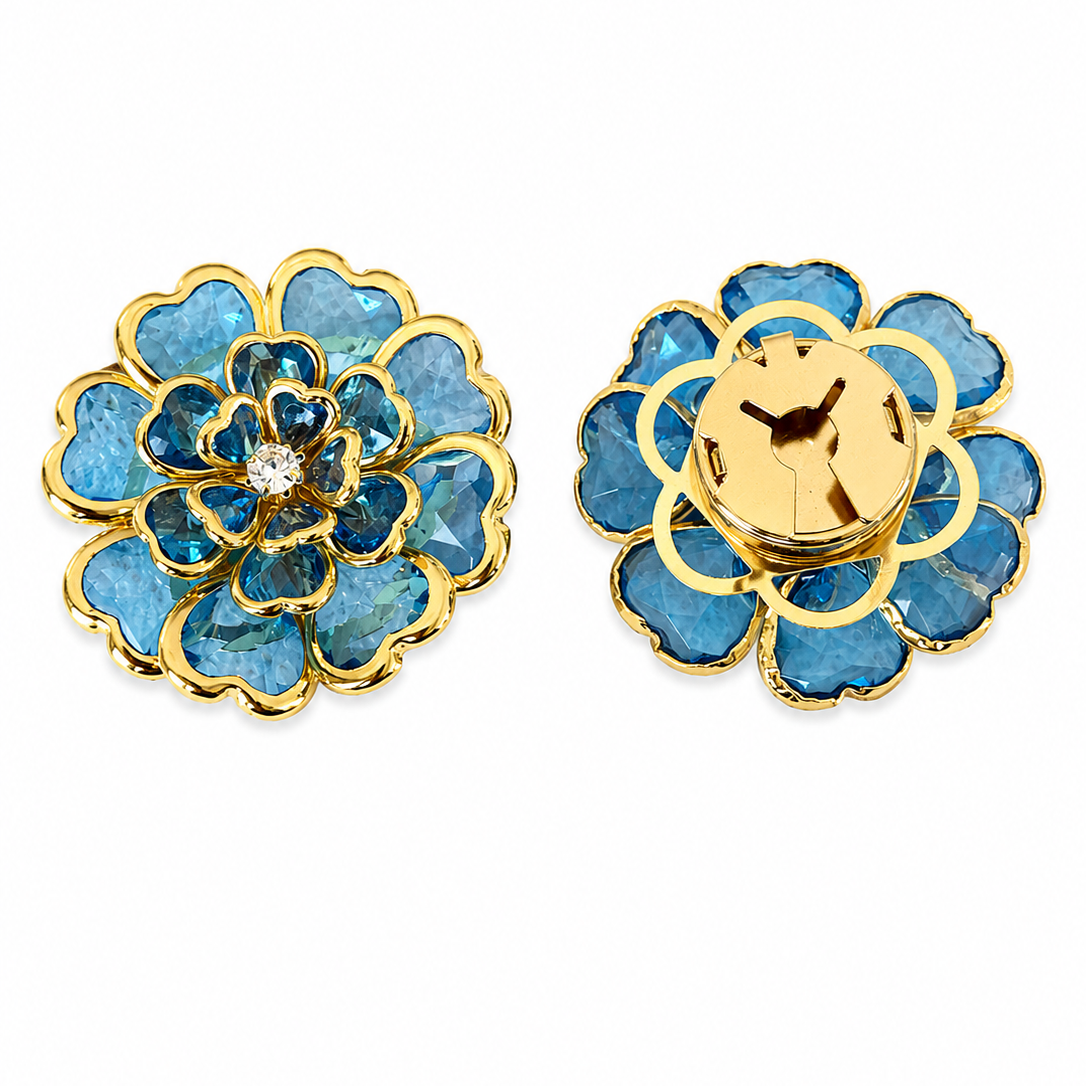 Set 2 butoni eleganti pentru camasa - Celeste