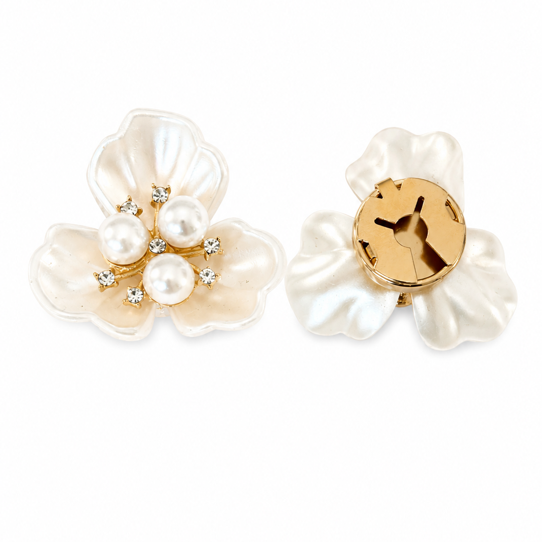 Set 2 butoni eleganti pentru camasa - Orchid