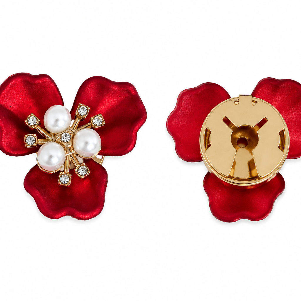 Set 2 butoni eleganti pentru camasa - Orchid